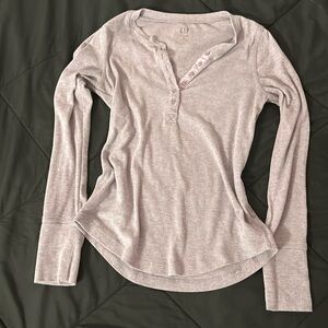 GAP ribbed henley top